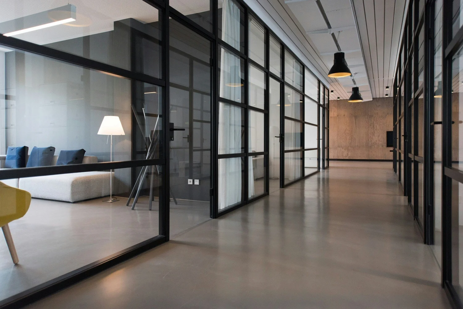 Commercial interior lighting