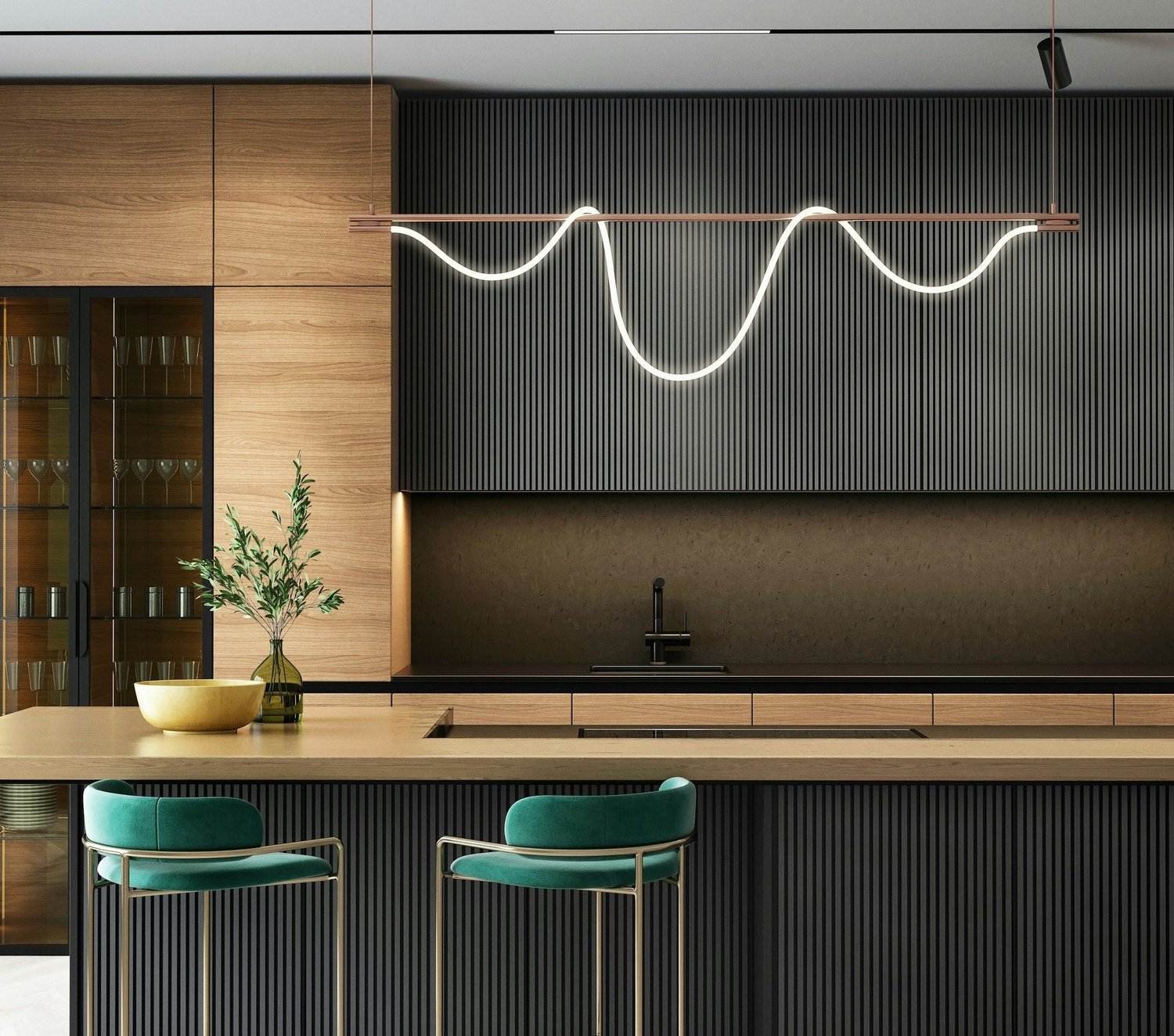 Interior of a finished home